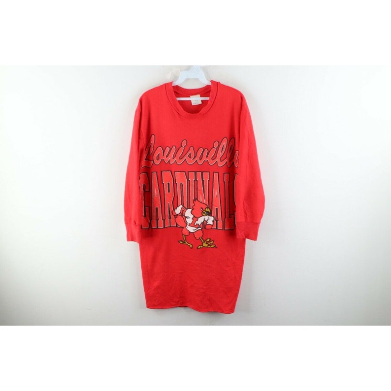 University Of Louisville Spell Out Sweatshirt Dress Usa