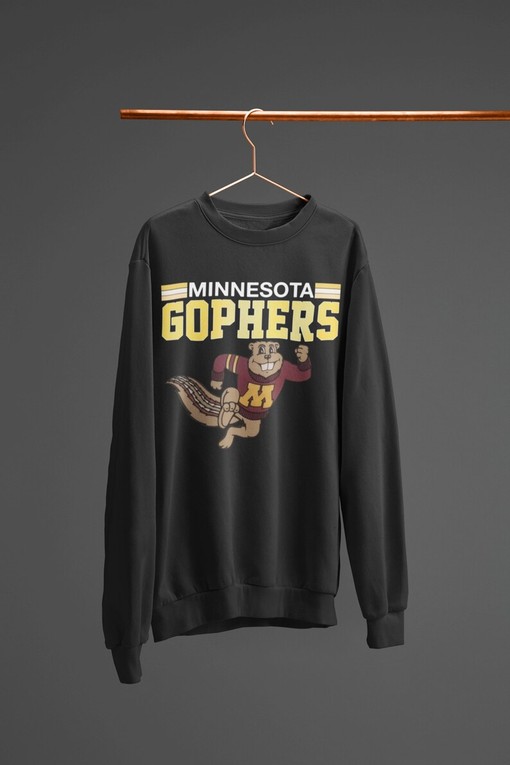 University Of Minnesota Gophers Golden Final Four NCAA Basketball Crewneck Sweatshirt, Ideal for Sports College Students