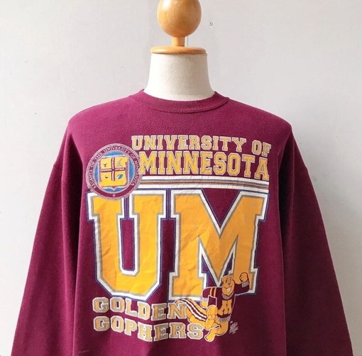 University Of Minnesota Gophers Golden Final Four NCAA Basketball Sweatshirt, Perfect Football Shirt, Vintage 90S Shirt - Image 2