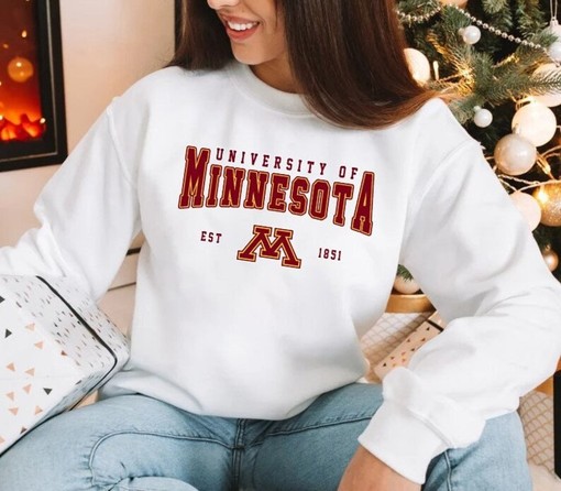 University Of Minnesota Sweater, Perfect Minnesota Sweatshirt, Minnesota University Sweatshirt, Great College Shirt