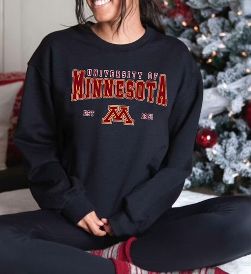 University Of Minnesota Sweater, Perfect Minnesota Sweatshirt, Minnesota University Sweatshirt, Great College Shirt - Image 3