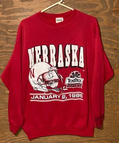 University Of Nebraska Cornhuskers 1996 Fiesta Bowl Football Sweatshirt Hoodie All Sizes NCAA Shirt