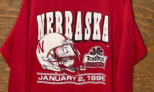 University Of Nebraska Cornhuskers 1996 Fiesta Bowl Football Sweatshirt Hoodie All Sizes NCAA Shirt - Image 2