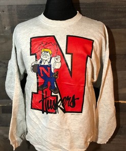 University Of Nebraska Cornhuskers Football Sweatshirt Hoodie All Sizes NCAA Shirt, Husker Gear