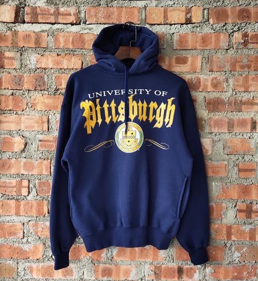 University Of Pittsburgh Panthers Vintage 90s Sport Sweatshirt Hoodie
