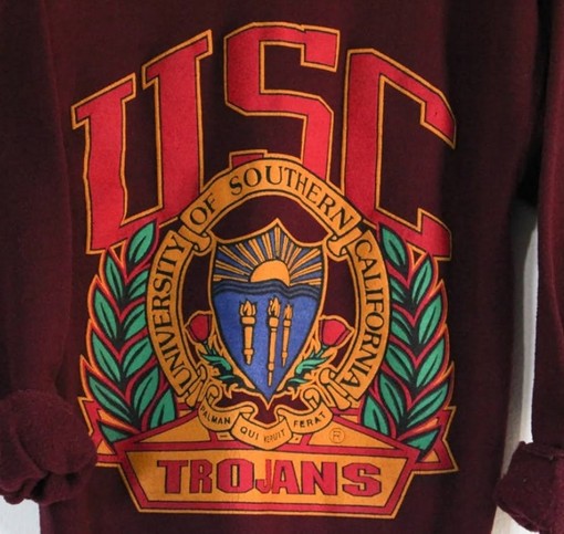 University Of Southern California Usc Trojans Vintage Style Sweatshirt, Southern California Shirt - Image 2