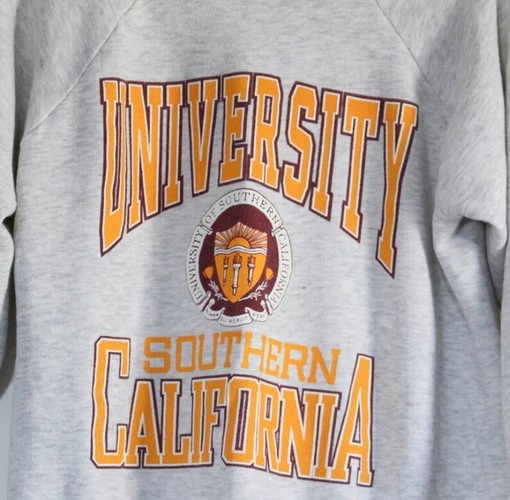 University Of Southern California Usc Trojans Vintage Style Sweatshirt, Southern California Sweater - Image 2