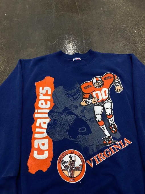 University Of Virginia Cavaliers NCAA T-Shirt, Sweatshirt - Perfect Gift For College Football Fans - Image 2