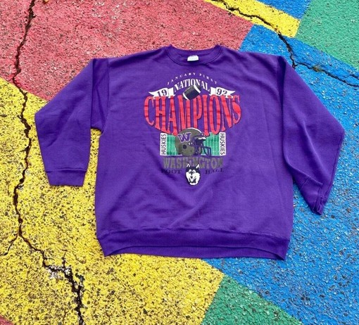 University Of Washington Huskies National Champions 1992 Hoodie - Image 2