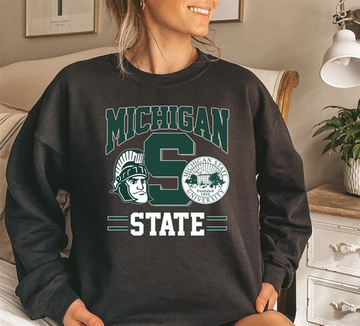 University Shirt for Michigan Basketball Fans, NCAA Shirts for Men and American University T-Shirt - Image 3