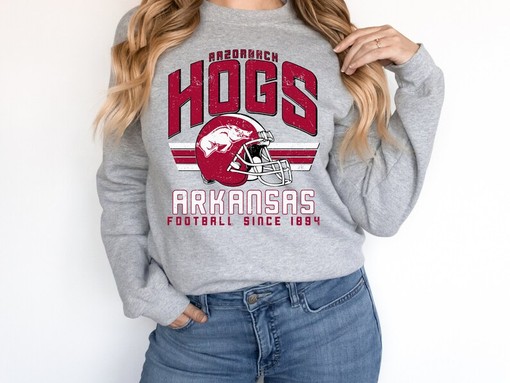 University of Arkansas Razorback Football Sweatshirt, Hoodie, Shirt - Hogs Shirt Gifts for Razorbacks Lovers - Image 2