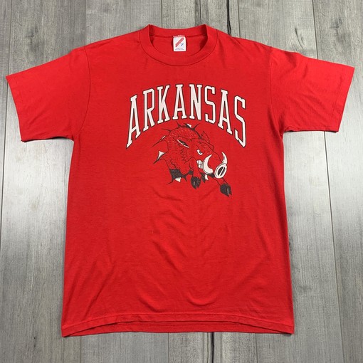 University of Arkansas Razorbacks Airbrush Hoodie Sweatshirt Crewneck Sweatshirt - Vintage Style - Image 2