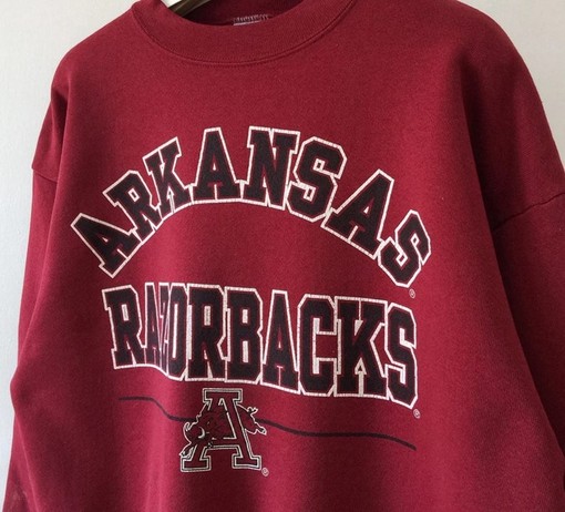 University of Arkansas Razorbacks Sweatshirt, Arkansas Razorbacks Shirt, Arkansas Razorbacks Hoodie - Vintage Style 90s - Image 2