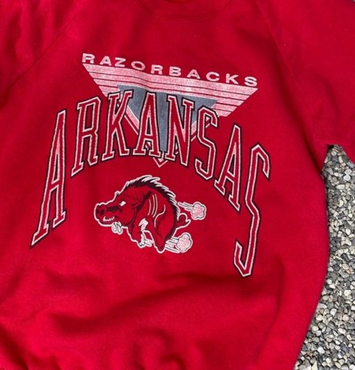 University of Arkansas Razorbacks Sweatshirt Comfortable and Stylish Razorbacks Shirt and Hoodie - Vintage Style - Image 2