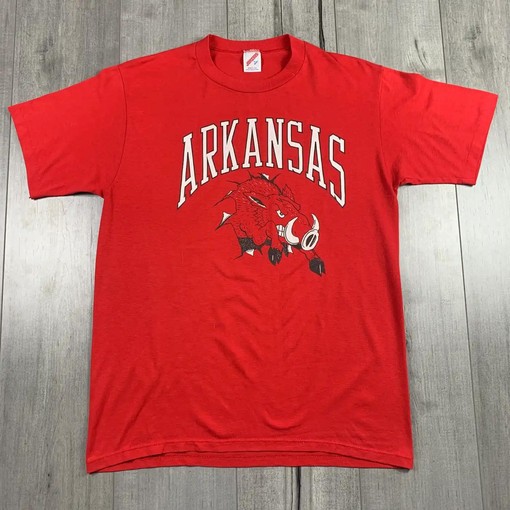 University of Arkansas Razorbacks T-Shirt Sweatshirt American Football Sweatshirt Sports Gifts - Vintage Style - Image 2