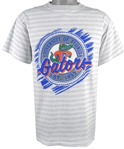 University of Florida Gators Spell-Out T-Shirt, 1990s Vintage NCAA Shirt - Unisex Sport Sweatshirt Hoodie Gift