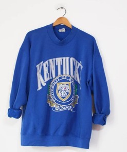 University of Kentucky Sweater: Vintage Style Sweatshirt with Wildcats Graphics and Logo