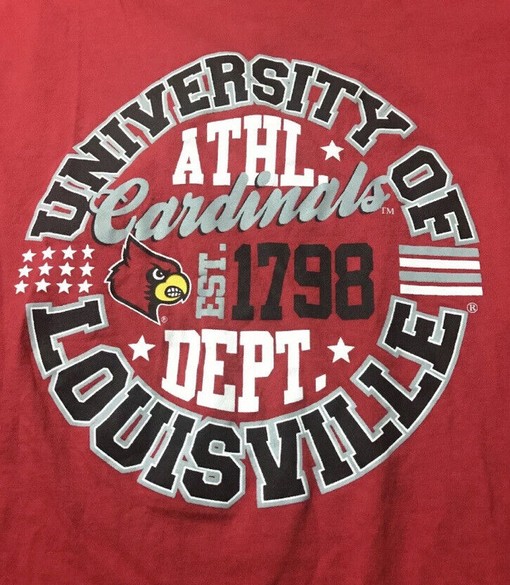 University of Louisville Cardinals Baseball Men's T-Shirt - NCAA Shirts for Fans - Image 2
