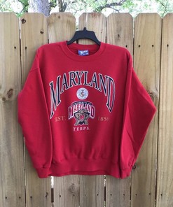 University of Maryland Terrapins Vintage 90s Sweatshirt, T-Shirt, Hoodie Set - NCAA Shirts
