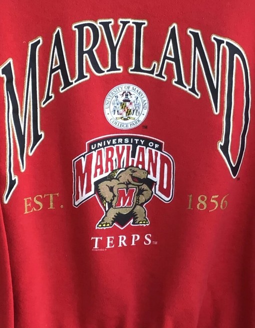 University of Maryland Terrapins Vintage 90s Sweatshirt, T-Shirt, Hoodie Set - NCAA Shirts - Image 2