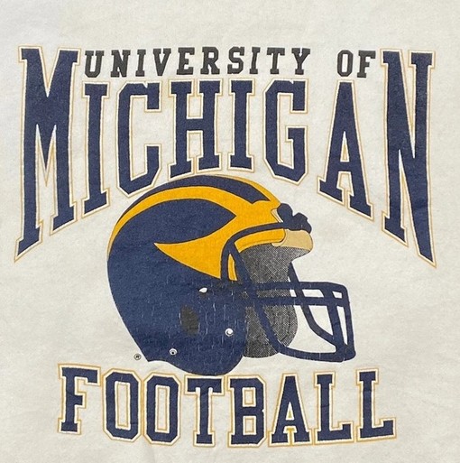 University of Michigan Football Crewneck Sweatshirt - Vintage Style 90S Shirt for NCAA Fans - Image 2