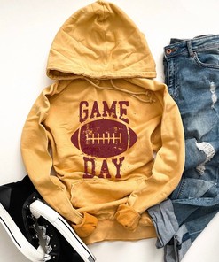 University of Minnesota Golden Gopher Football Game Day Vintage Style Hoodie for Football Lover Gifts