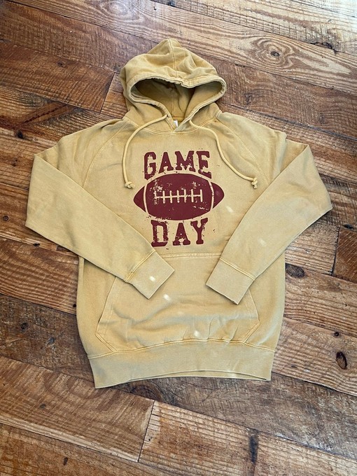 University of Minnesota Golden Gopher Football Game Day Vintage Style Hoodie for Football Lover Gifts - Image 2