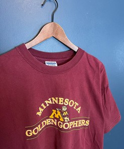 University of Minnesota Golden Gophers Football Fan Shirt from Y2K