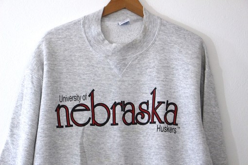 University of Nebraska Cornhuskers Hoodie, Vintage Huskers Sweatshirt, NCAA Gist Fans - Image 2