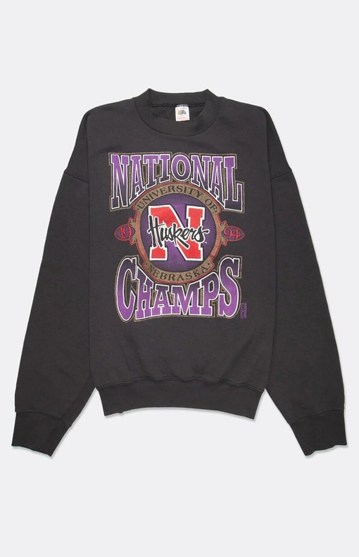 University of Nebraska Cornhuskers National Champions Football Sweatshirt (vintage ncaa shirts)