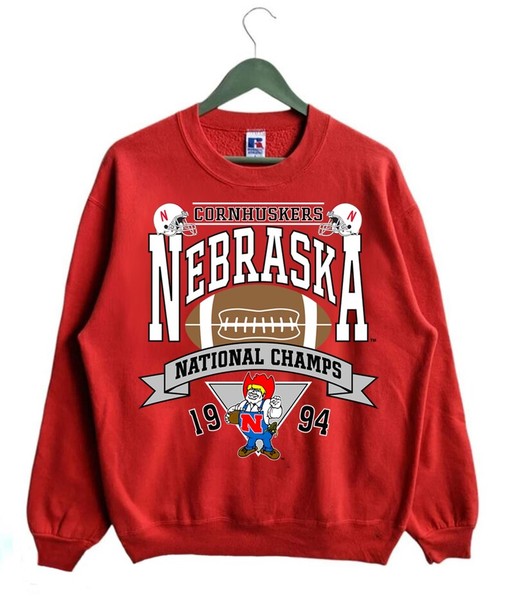 University of Nebraska Huskers Football Championship T-Shirt 1994 (ncaa shirt kids)