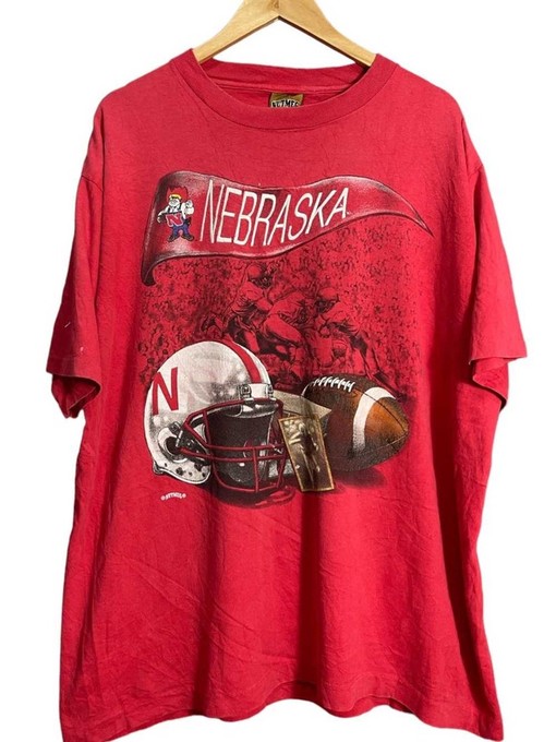 University of Nebraska State Football Sweater Vintage (vintage ncaa shirts)
