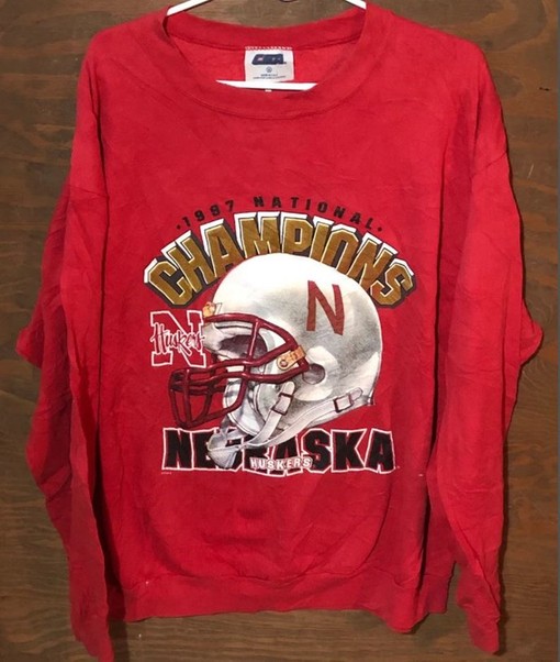 University of Nebraska State Football Sweatshirt Hoodie T-Shirt (ncaa shirts women)