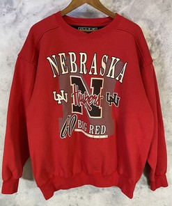 University of Nebraska State Sweatshirt Hoodie Football Vintage (State University Shirt)