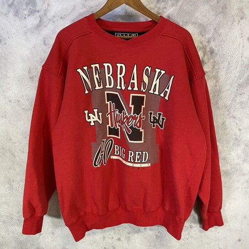University of Nebraska State Sweatshirt Hoodie Football Vintage (State University Shirt)