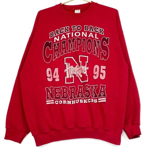 University of Nebraska Sweatshirt 90s Football Gift (college shirts)