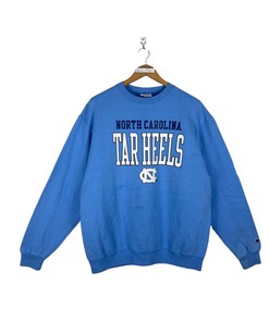 University of North Carolina Sweatshirt with NCAA Champion Logo, Vintage UNC Pullover for College Fans