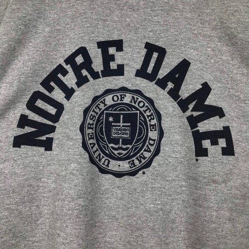 University of Notre Dame Vintage Style Crewneck Sweatshirt Pullover - Champion 90s - Image 2
