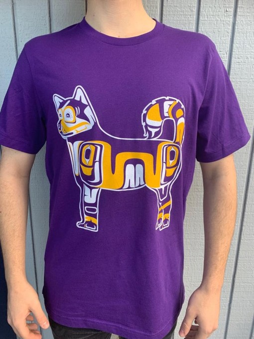 University of Washington Husky T-Shirt - PNW Native Design - NCAA Shirts for Men - Image 2
