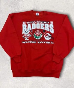 University of Wisconsin Badger State Pullover Sweatshirt - Vintage Design - NCAA Gift for Sports Fans