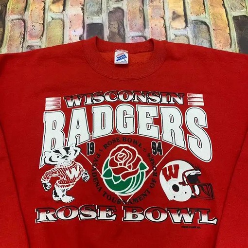 University of Wisconsin Badger State Pullover Sweatshirt - Vintage Design - NCAA Gift for Sports Fans - Image 2