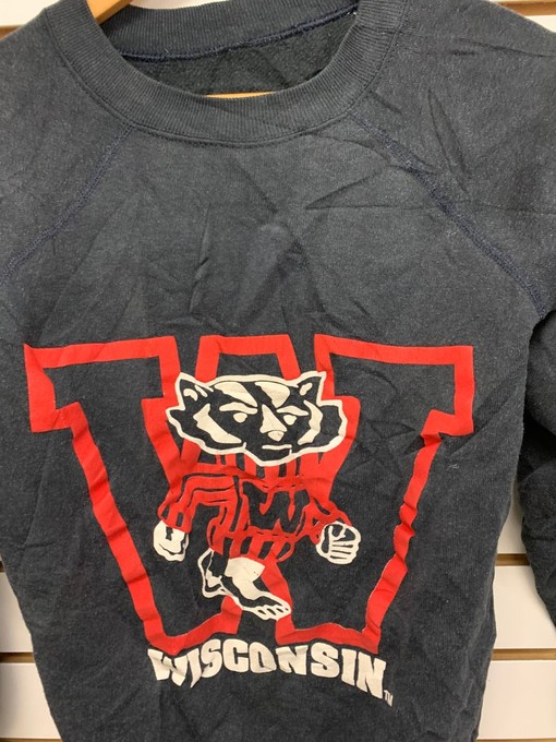 University of Wisconsin Badger State Pullover Sweatshirt - Vintage Style - NCAA Gift for Sports Enthusiasts - Image 2