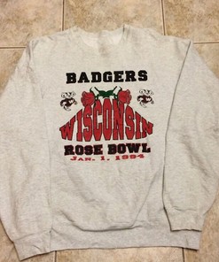 University of Wisconsin Badgers Rose Bowl 1994 Vintage Sweatshirt - Ideal NCAA Fan Gift