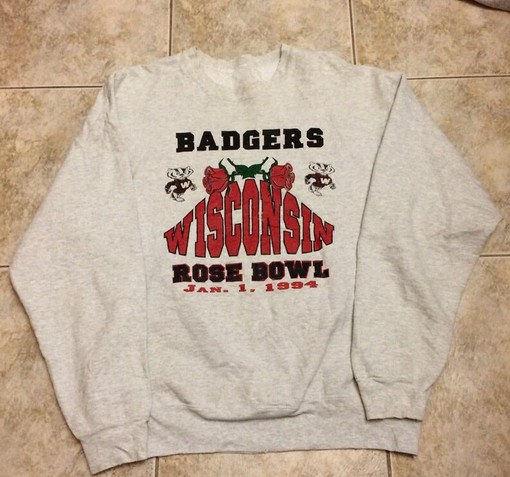 University of Wisconsin Badgers Rose Bowl 1994 Vintage Sweatshirt - Ideal NCAA Fan Gift