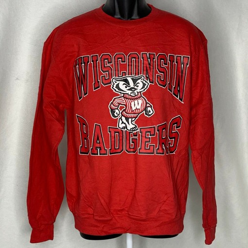 University of Wisconsin Badgers Sweatshirt - Football Fan Apparel, Wisconsin Unisex Sweater for All Sports Lovers