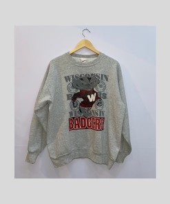 University of Wisconsin Badgers Sweatshirt - Vintage Style - Football Fan Gear for Diehard Fans