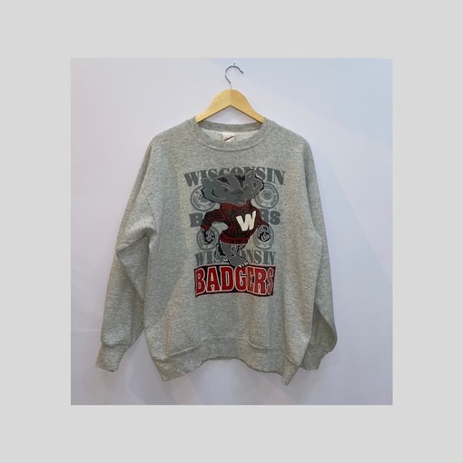 University of Wisconsin Badgers Sweatshirt - Vintage Style - Football Fan Gear for Diehard Fans