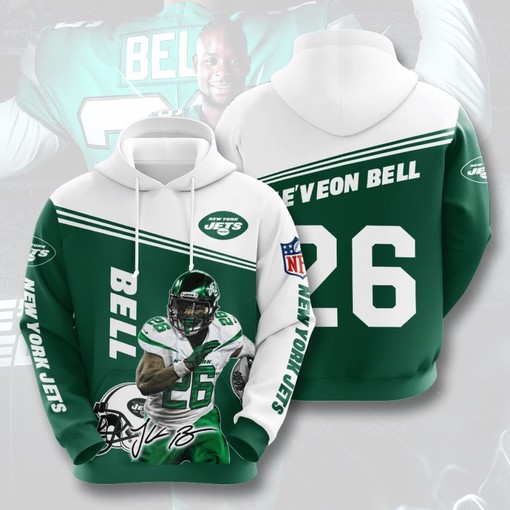 Unleash Your Fan Spirit with New York Jets Custom Sport Hoodie All-Over Print 3D