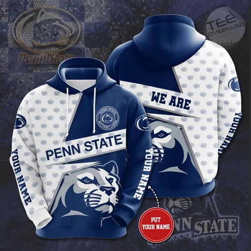 Unleash Your Inner Lion with Penn State Nittany Lions All Over Print Hoodie 3D