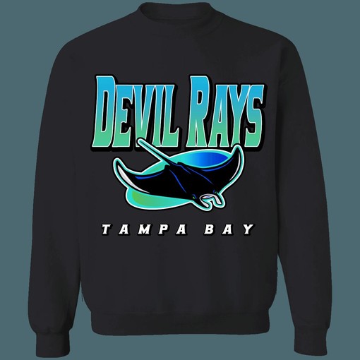 Unleash a New Style with Tampa Bay Devil Rays Vintage MLB Crewneck Sweatshirt Hoodie Shirt - Image 4